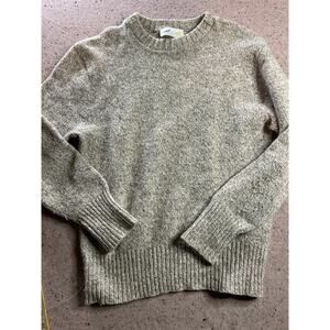 VTG Winona Knits Oatmeal Sweater Men’s XL Wool Blend Classic Cabincore Lodgecore